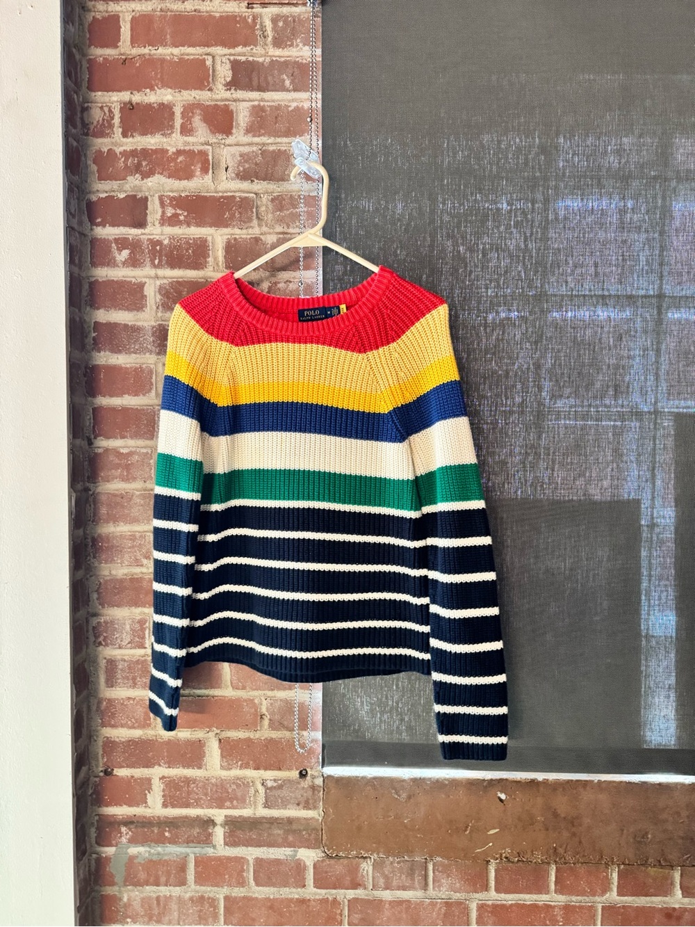Polo Ralph Lauren Striped Knit Sweater - Color Block